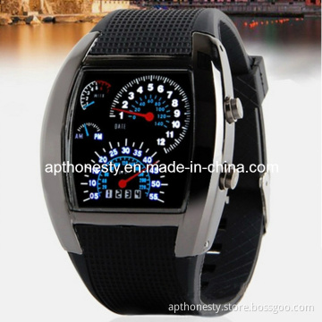 Multifunctional Double Display Sport Electronic Watch with Luminous Apt-L0852